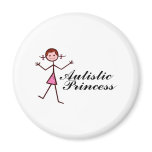 Autistic Princess (Girl) Refrigerator Magnet
