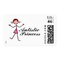 Autistic Princess (Girl) Postage