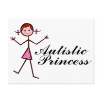 Autistic Princess (Girl) Post Cards