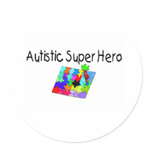 Autistic Super Hero stickers