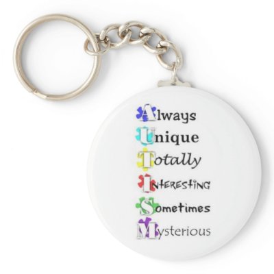 Autistic Traits Key Chains by kokobaby