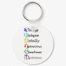 Autistic Traits keychains