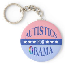 Autistics for Obama 2 Keychain