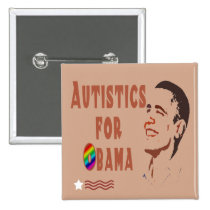 Autistics for Obama Buttons