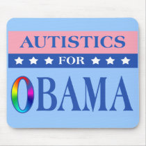 Autistics for Obama Mousepad