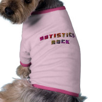 Autistics Rock Dog T-Shirts