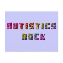 Autistics Rock Postcard