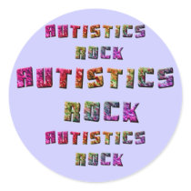 Autistics Rock Stickers