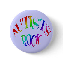 Autists Rock Pinback Button