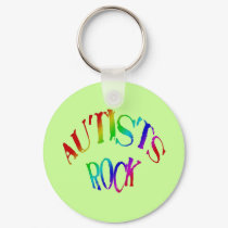 Autists Rock Keychain
