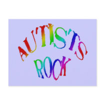 Autists Rock Postcard