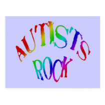 Autists Rock Postcard