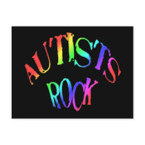 Autists Rock Postcards