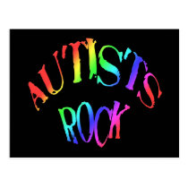 Autists Rock Postcards