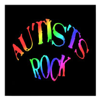 Autists Rock Poster