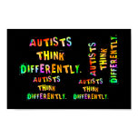 Autists Think Differently Poster
