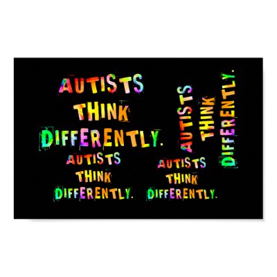 Autists Think Differently Poster by autistart