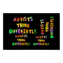 Autists Think Differently Poster