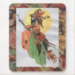 Autmn witch mouse mats