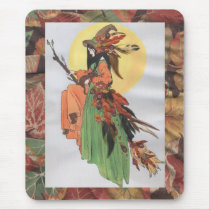 Autmn witch mousepads