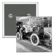 Auto Assembly Line, 1920s Buttons