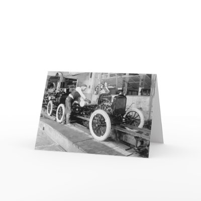 Auto Assembly Line, 1920s Cards by Photoblog