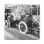 Auto Assembly Line, 1920s Magnets