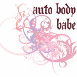 Auto Body Babe Photo Cut Out