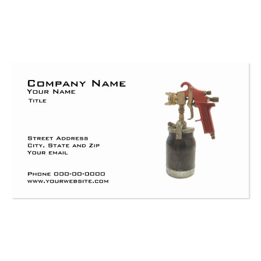 Auto Body Business Card (front side)