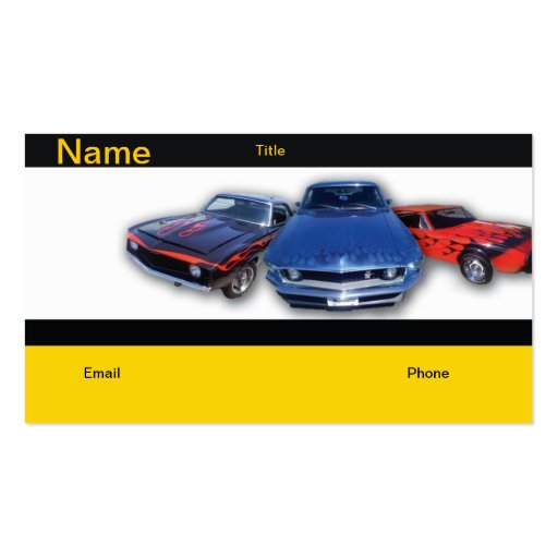 Auto Body Business Card (back side)