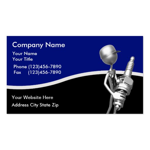 Auto Business Cards (front side)