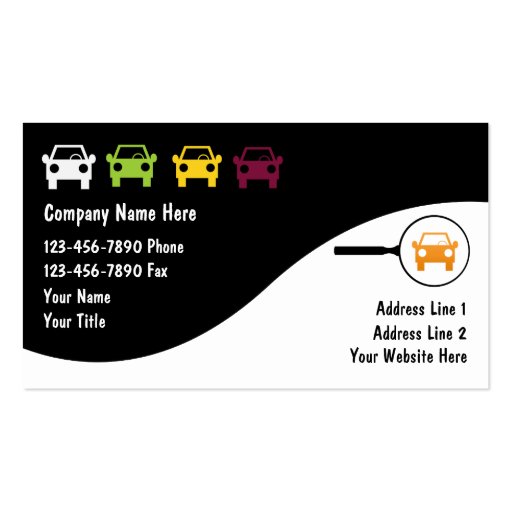 Auto Business Cards