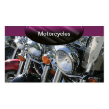 Auto Business Cards Motorcycles