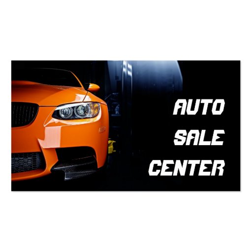 Auto Car Dealer Body Shop Business Card Zazzle
