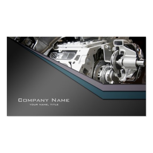 Auto detailing car repair business card