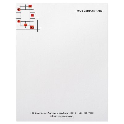 Auto Divergence in Black and White Letterhead Design by NoteableExpressions