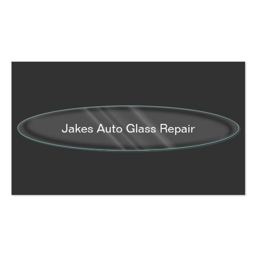 Auto Glass Business Cards | Zazzle