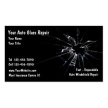 Auto Glass Repair Business Card