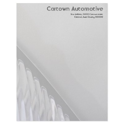 Auto industry letterhead by ruralfrance