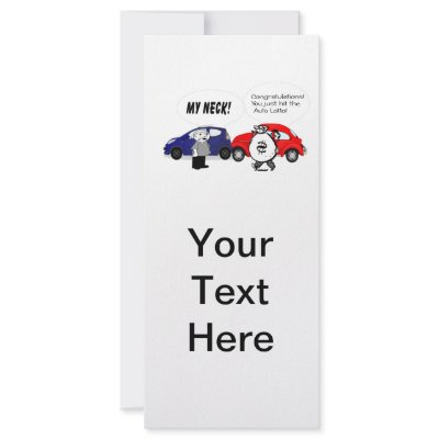 Auto Lotto Rack Card by joystickenvy