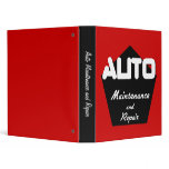 Auto Maintenance and Repair Manual binders