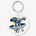Auto mechanic Keychain by occupationtshirts Auto mechanic Keychain