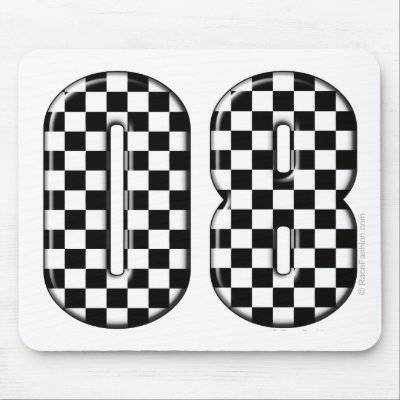 Auto Racing Experience on Auto Racing 08 Number Mousepad From Zazzle Com