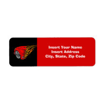 Auto Racing Avery Label