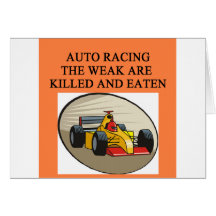 AUTO racing Greeting Card