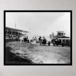 Auto Racing Near Washington, DC 1922 Print