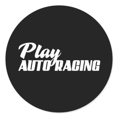 Auto Racing Round Sticker by republicofsport
