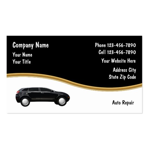 Auto Repair Business Cards