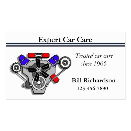 Auto Repair Shop Business Card