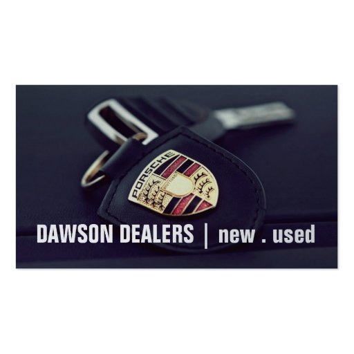 Auto Sale, Dealers, Cars Business Card (front side)
